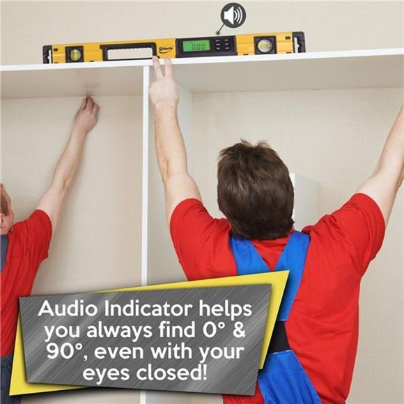 24-Inch Professional Digital Magnetic Level -IP54 Dust and Waterproof Electronic - Picture 3 of 6